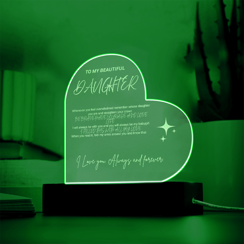 To my daughter/forever love