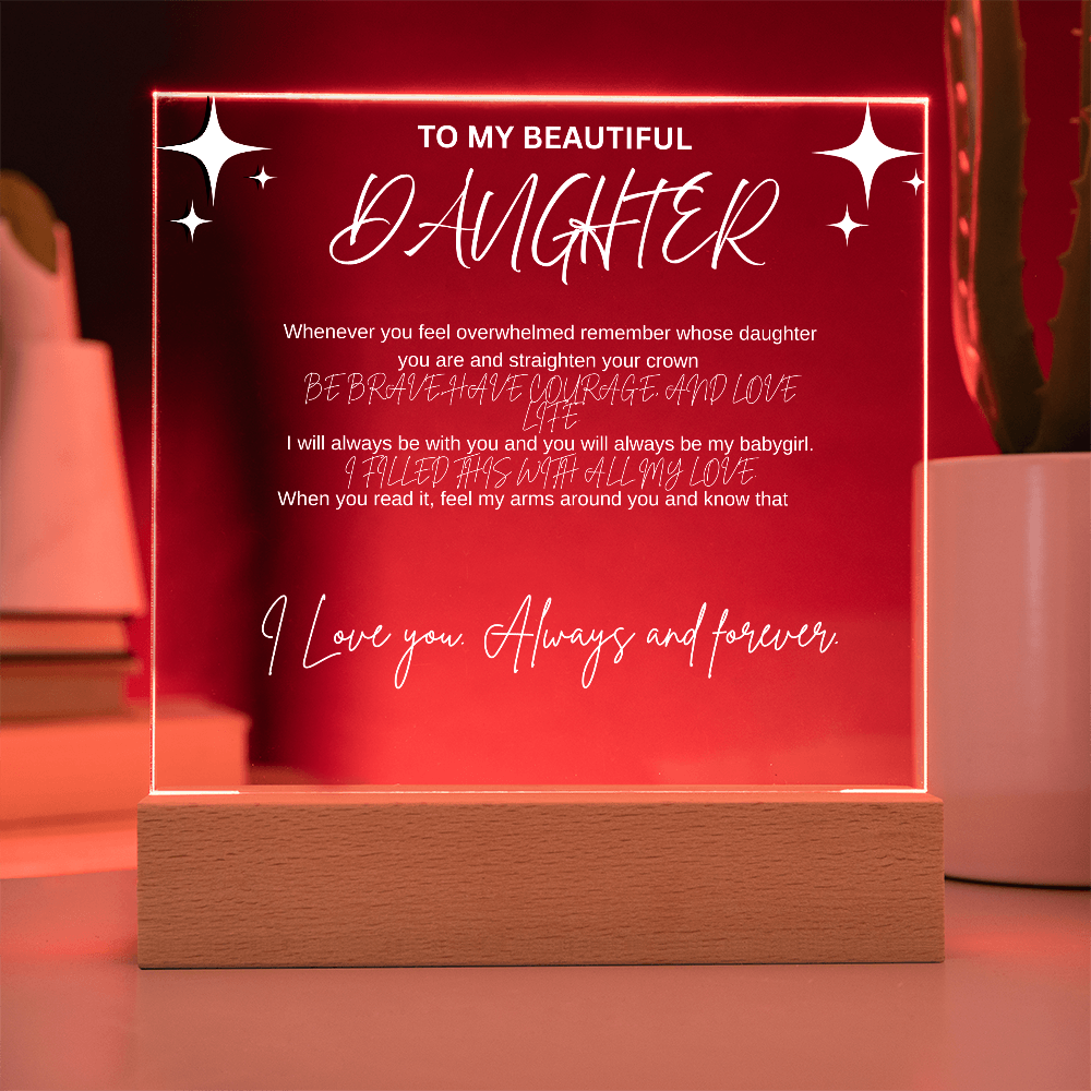 To my daughter/Brightest Chapter