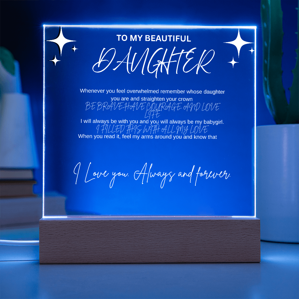 To my daughter/Brightest Chapter