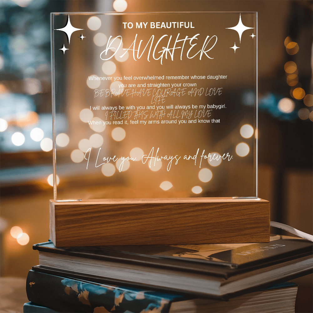 To my daughter/Brightest Chapter