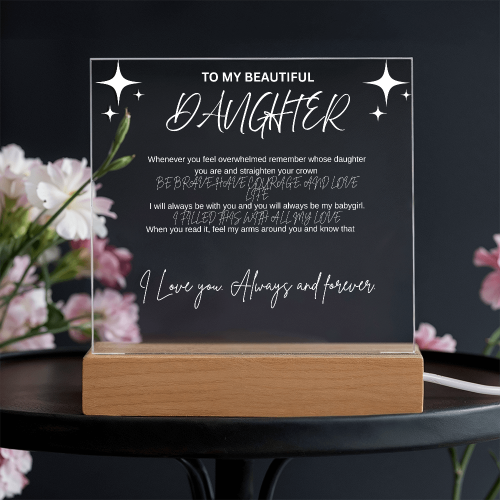 To my daughter/Brightest Chapter