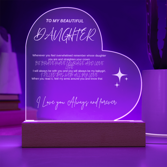 To my daughter/forever love
