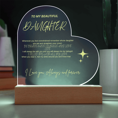 To my daughter/forever love