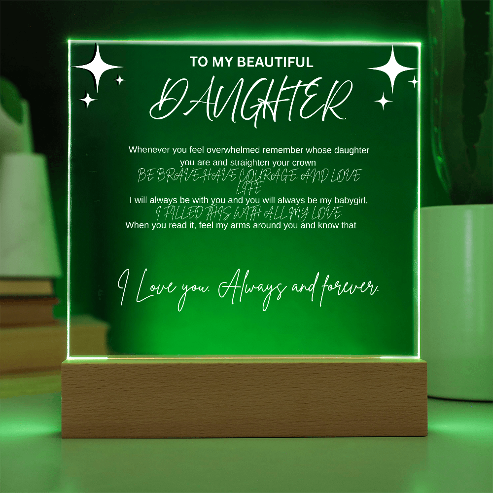 To my daughter/Brightest Chapter